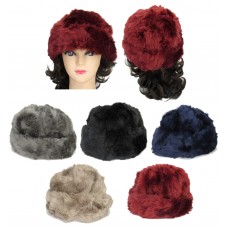 Mujer Lady Winter Warm Faux Fur Russian Hat Ushanka Cossack Warmer Muffs  eb-73052331